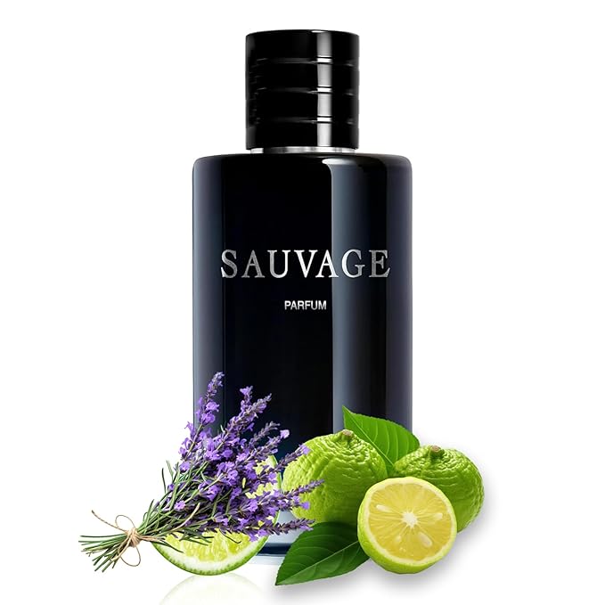 TKBJ D.Sauvage for Men Parfum Spray,Spray Refreshing & Warm Masculine Scent for Daily Use Men's Casual Cologne 3.4 Fl Oz（Inspired by dioor Sauvage）